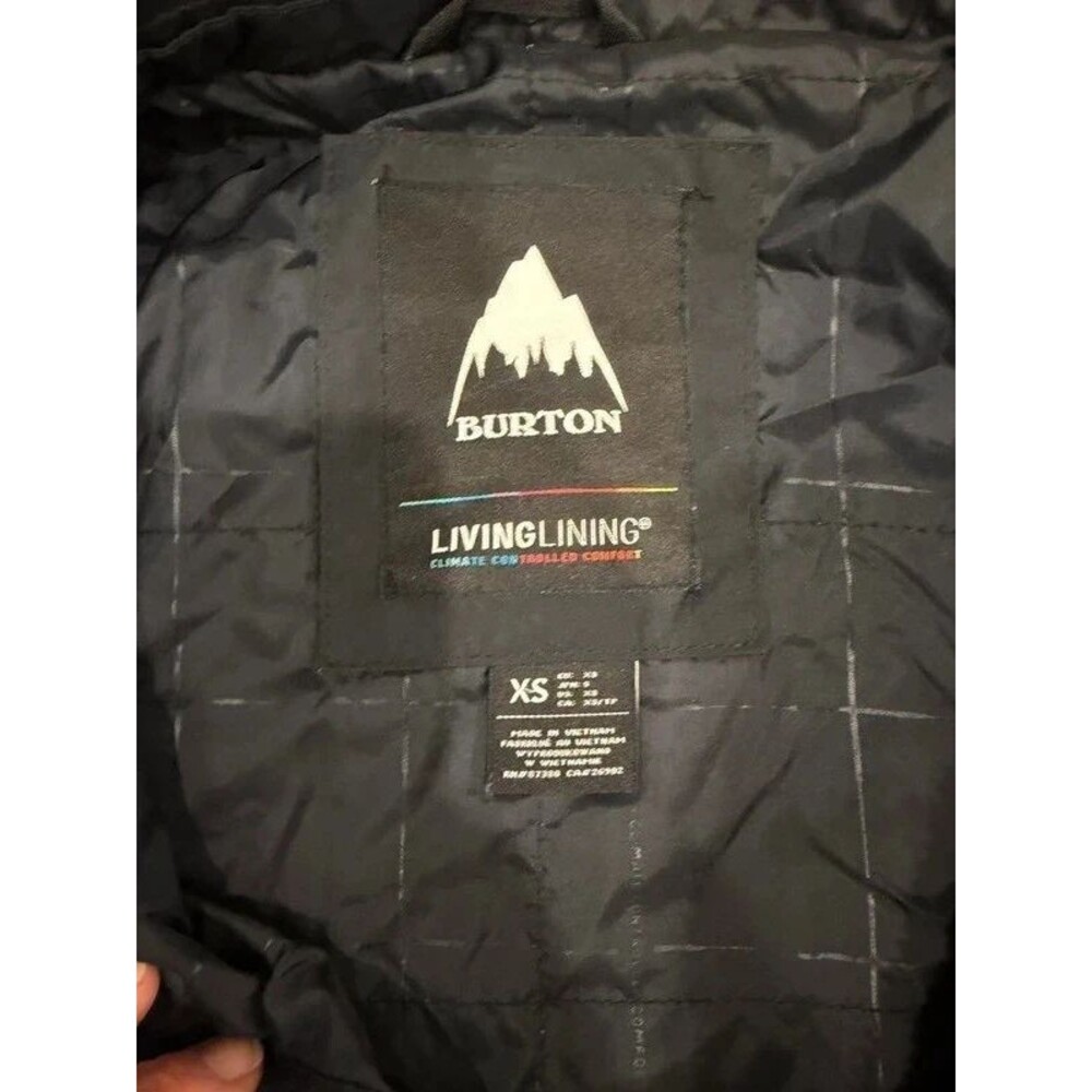 Burton Men’s XS Black Ski Snowboard Jacket - Great Condition